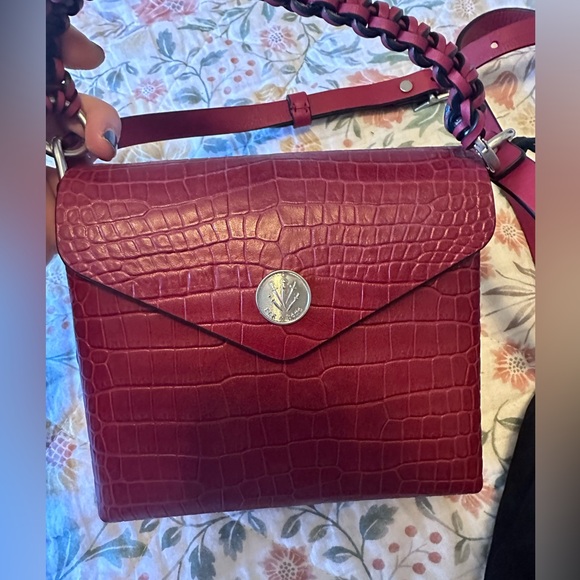 rag & bone Rouge Croco Micro Atlas Crossbody bag - Picture 3 of 10